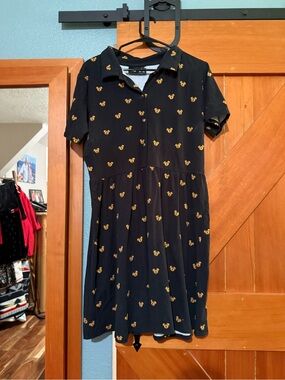Cakeworthy disney Short-Sleeve Polo Dress with Mickey Mouse pumpkins  Print